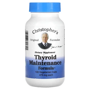 Thyroid Maintenance Formula, 475 mg, 100 Vegetarian Caps - Picture 1 of 2