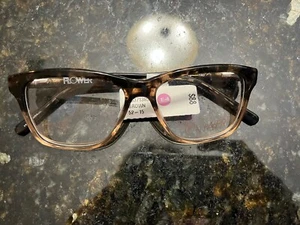 NEW FLOWER LUCY 6010 200 BROWN TORTOISE WOMEN'S GLASSES EYEGLASS FRAME 52-15-140 - Picture 1 of 9
