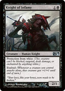 *MRM* FR/VF 4x Chevalier de l'infamie (Knight of Infamy) MTG Magic M10+ - Foto 1 di 1