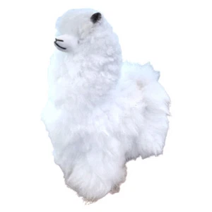 Lindo bebé de piel de alpaca #5 de 15" de alpaca coleccionable - colores naturales - Imagen 1 de 3