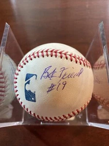 Bob Friend Vernon Law Elory Face Pirates Signed Baseball Stamp Global Authentic - Picture 1 of 7