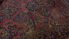 9x12 Antique American Painted Sarouk Sarok Oriental Rug Carpet
