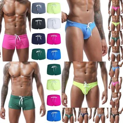 Costume Da Bagno Da Uomo Con Taglio Quadrato Pantaloncini Da Spiaggia ☆ - Immagine 1 di 4