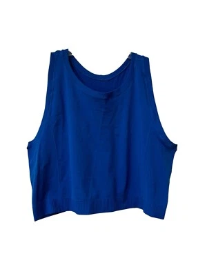 Camiseta sin mangas recortada Old Navy para mujer rendimiento sin costuras espalda deportiva $27 talla 4X (on5) Foto 1 de 4
