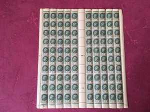 Francia hoja N° PR 86 Préo Petain 2 F x 100 1942 N**/MNH SHEET - Imagen 1 de 1