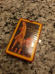 Coca Cola Bridge Playing Cards Vintage "He's coming home tomorrow" - Sealed  - Bild 1 von 4