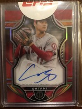 2023 Topps Tribute Shohei Ohtani 1/1 Auto TSOA-9 Career Achievement Award