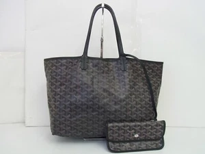Auth HG82 Goyard Saint Louis PM Tote Bag with Pouch from Japan - Picture 1 of 24