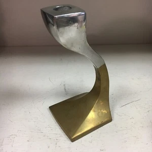 Brass Metal Golf Ball Stand Holder Hole In One Trophy - Picture 1 of 9