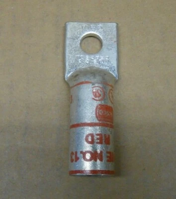 1 NEW ILSCO CRA350L COMPRESSION CRIMP LUG 1/2" BOLT 350MCM RED DIE 13 - Image 1 of 4
