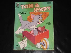 LIBRO DE ACTIVIDADES VINTAGE MGM'S TOM & JERRY (1984, 224 PÁGINAS) -- ¡¡ENVÍO GRATUITO!!! - Imagen 1 de 12