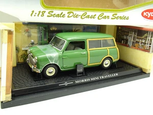 Kyosho 1/18 - Morris Mini Traveller Green 08192G - Picture 1 of 1