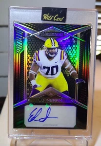 Ed Ingram 2022 Wild Card Alumination Pro-Look, AB-28, Auto Black Rainbow 38/50 - Picture 1 of 2