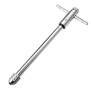 Adjustable Ratchet Tap Wrench T-Handle for Metric M5-M12 Taps Reamer Tapping - Picture 1 of 5