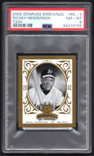 2002 Donruss Diamond Kings T204 Rickey Henderson PSA 8 NM-MINT  #/1000 *Pop 2!*