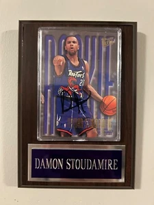 Autographed Damon Stoudamire PLAQUE Toronto Raptors BASKETBALL NBA - Picture 1 of 1