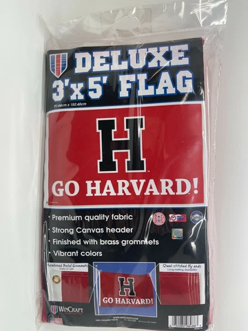 Harvard University Crimson 3" x 5" Deluxe Flag - Harvard Crimson Cover