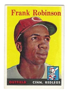 1958 Topps FRANK ROBINSON #285 VG-EX Cincinnati Reds Redlegs HOF 500 HR Club - Picture 1 of 2