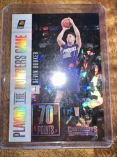 2017 Panini Contenders Playing the Numbers Game Cracked Ice /25 Devin Booker #10