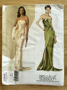 Vogue Designer Original Muster 2929 Bellville Sassoon Misses 'Kleid Größe 4-8 UC - Bild 1 von 4