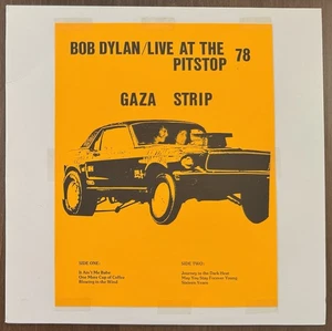 Bob Dylan - Live At The Pitstop Gaza Strip 1978 - Rare Red Vinyl LP - Picture 1 of 4
