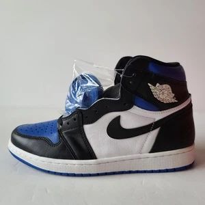 Nike Air Jordan 1 Retro Alto OG Juego Puntera Real Negro Blanco 555088-041 Talla 9.5 - Imagen 1 de 5