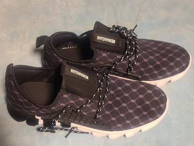 Tenis deportivos de diseño MEINIANGUAN (negro y púrpura) talla 12 Foto 1 de 2