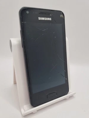 Samsung Galaxy S Advance Black Unlocked Android Smartphone Cracked Incomplete - Image 1 of 4