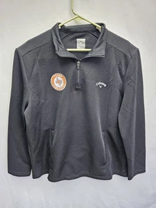 Texas Longhorns Callaway Pullover Herren Groß Schwarz Pullover 1/4 Reißverschluss Golf - Bild 1 von 11