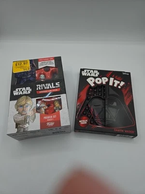 Funko Star Wars Rivals Premiere Starter Set Juego Mini Figuras Pop It Darth Vader Foto 1 de 4