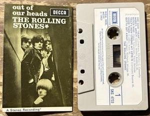 The Rolling Stones / Out Of Our Heads - RARE Cassette Tape UK 1965 DECCA SKC4733 - Picture 1 of 5