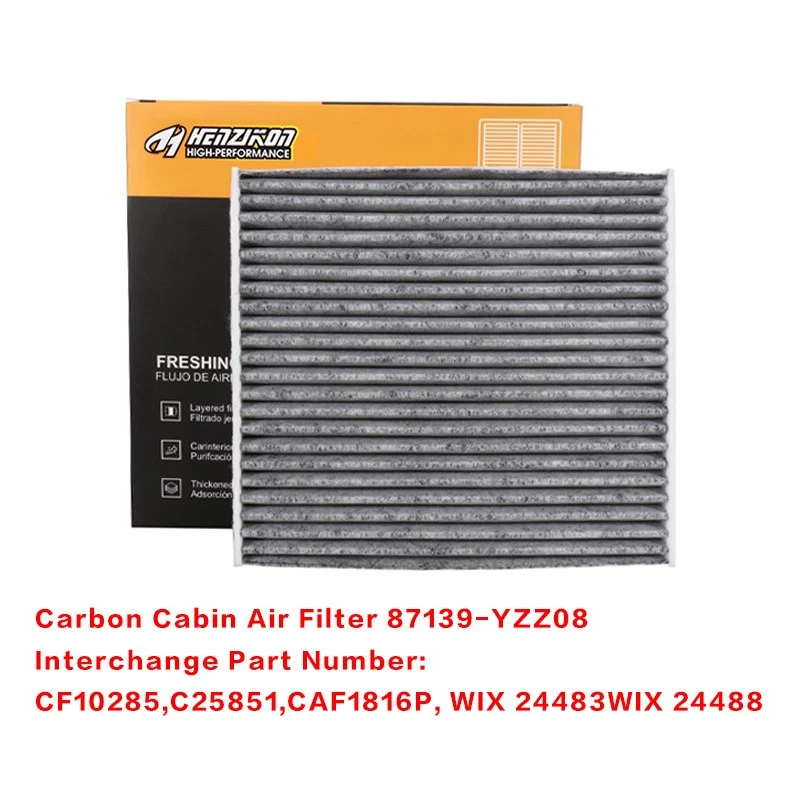FILTRO DE AIRE CABINA AIRE ACONDICIONADO CARBONO 87139-YZZ08 para Scion xB tC xD Subaru Legacy Outback Foto 1 de 4