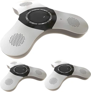 Enceinte de Conférence Bluetooth avec Microphone, Pack de 3 Enceintes Portable sans Fil f - Photo 1/7