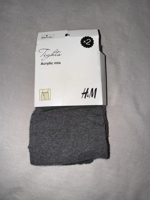 NUEVO CON ETIQUETAS AUTÉNTICO PAQUETE DE 2 MEDIAS MEZCLA ACRÍLICA H&M TALLA PEQUEÑA  Foto 1 de 3
