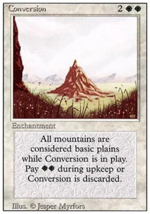Conversion - Medium Play MTG Revised - Image 1 of 1