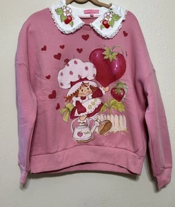 Strawberry Shortcake Oversized Sweatshirt Pullover Damen Small - Bild 1 von 6