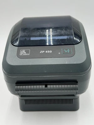 Zebra ZP450 Thermal Label Printer ZP450-0501-0000A USB Parallel Serial w/ Power - Image 1 of 4