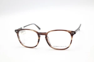 PERRY ELLIS PE 416-2 Brown 51-19-140 Eyeglass Frames Flex Hinges T245 - Picture 1 of 11