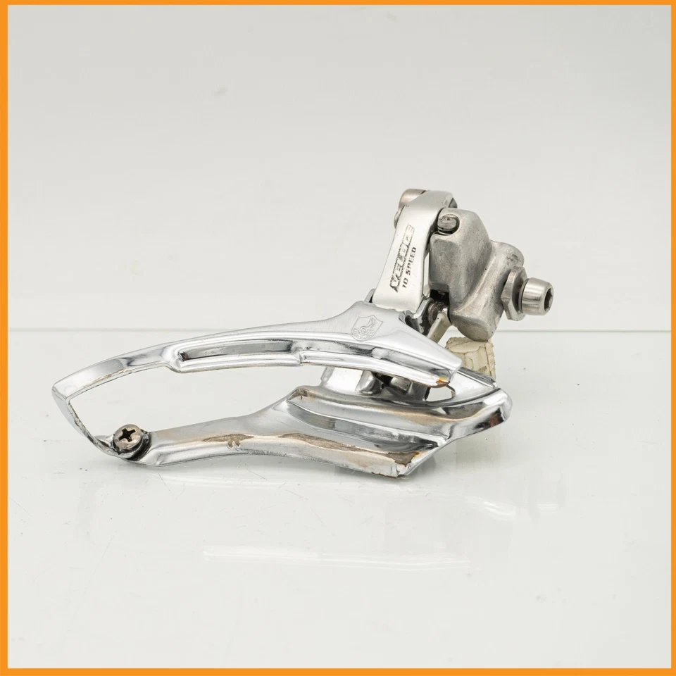 BRAZE DERAILLEUR AVANT CAMPAGNOLO RAPICE 10 VITESSES SUR VÉLO DE ROUTE 10SP S... - Photo 1/4