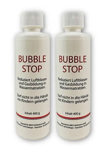 2x Blue Magic Bubble STOP 400g Wasserbett Reduziert Luftblasen Gasbildung - Bild 1 von 1