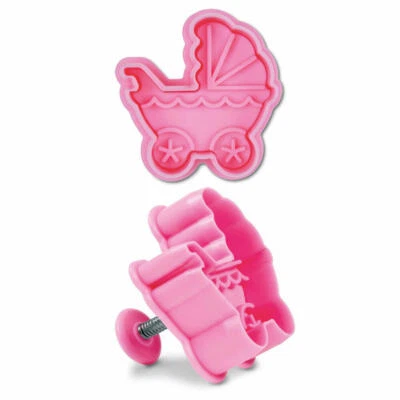 Städter Präge-Ausstecher mit Auswerfer Kinderwagen Ausstechform Plätzchenform - Bild 1 von 4