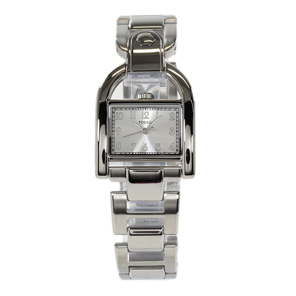 Fossil Harwell Three-Hand Silver Tone Stainless Steel Women’s Watch ES5326