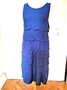 Wunderschönes Kleid Schumacher blau Gr. M-L