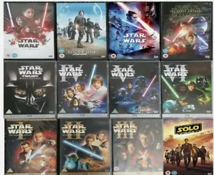 STAR WARS KOMPLETTE FILM EPISODE 1-11 DVD SAMMLUNG 1 2 3 4 5 6 7 8 9 10 11 - Bild 1 von 1