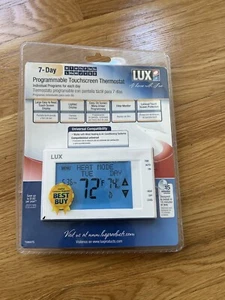 NEW LUX TX9600TS 7 DAY TOUCHSCREEN PROGRAMMABLE THERMOSTAT - Picture 1 of 4