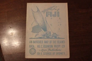 1940s HEC Robinson Map of Fiji 15X20 - Picture 1 of 2