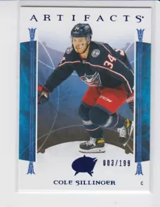 Cole Sillinger Blue Jackets 2022-23 Upper Deck Artifacts 3/199 #95 051823AZCD48 - Picture 1 of 2