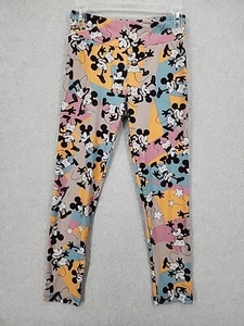 NEW LuLaRoe Kids Disney Mickey Mouse Multi Colored Leggings Sz One Size - Picture 1 of 7