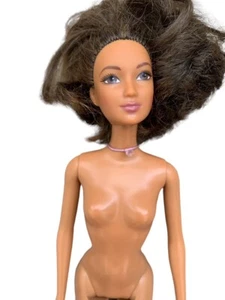 Vintage Barbie Cali Girl Lea Asian Doll Nude Brunette Flat Feet - Picture 1 of 9