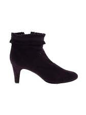 Jessica London Women Black Ankle Boots 10